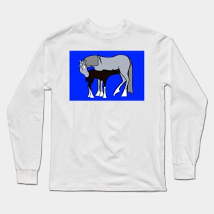 Mare and Foal 10 Long Sleeve T-Shirt